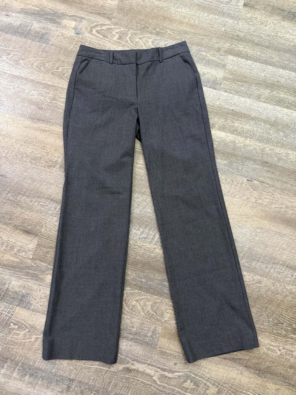 J.Crew Women GrayWool Blend Straight Leg Pants Size 8 Vintage